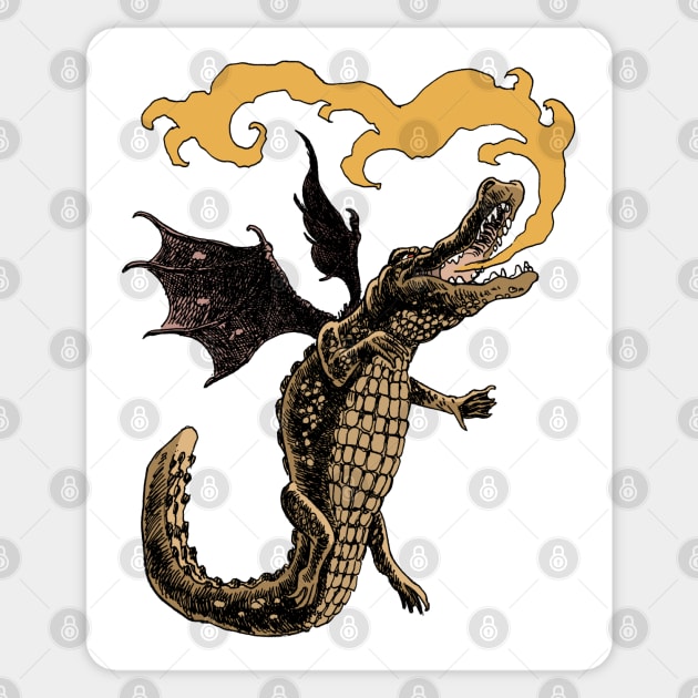 Bayou Dragon Sticker by I Just Want To Be A Tugboat Captain